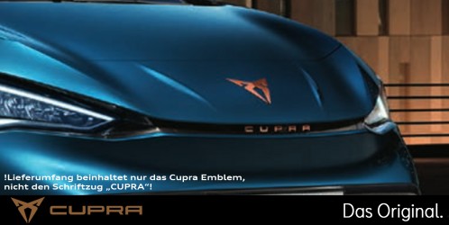Original SEAT CUPRA Emblem (Born) für die Front, kupfer 10E853679A 27A Original SEAT CUPRA Emblem (Born) für die Front, kupfer 10E853679A 27A