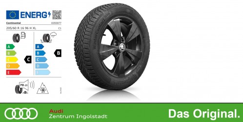 Original SKODA Octavia (IV) 16 Zoll Winterkomplettradsatz Velorum schwarz Continental Winter Contact TS870 205/60 R16 96H/XL 6,5x16 ET46 Original SKODA Octavia (IV) 16 Zoll Winterkomplettradsatz Velorum schwarz Continental Winter Contact TS870 205/60 R16 96H/XL 6,5x16 ET46