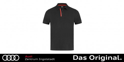 Original Audi Sport Poloshirt, Herren, schwarz, L 3132102024 Original Audi Sport Poloshirt, Herren, schwarz, L 3132102024