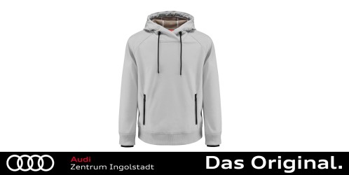 Original Audi Softshellhoodie, Unisex, hellgrau L 3132401404 Original Audi Softshellhoodie, Unisex, hellgrau L 3132401404