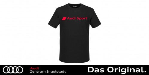 Original Audi Sport T-Shirt, Herren, schwarz L 3132402804 Original Audi Sport T-Shirt, Herren, schwarz L 3132402804