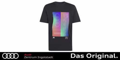 Original Audi Formula One Miami Graphic T-Shirt Men, schwarz L 3132603604 Original Audi Formula One Miami Graphic T-Shirt Men, schwarz L 3132603604