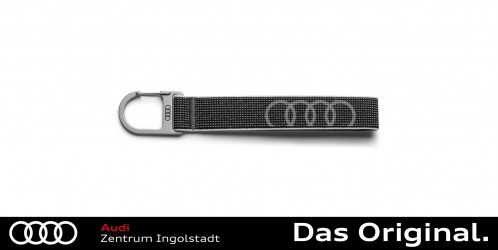 Original Audi Schlüsselanhänger Schlaufe, grau 3182400300 Original Audi Schlüsselanhänger Schlaufe, grau 3182400300