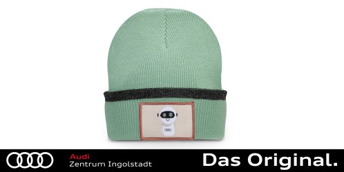Original Audi Beanie ADUI, Kinder, grün 3202300700 Original Audi Beanie ADUI, Kinder, grün 3202300700