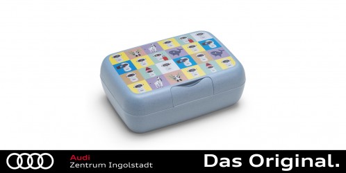 Original Audi Brotdose ADUI, Kinder, blau 3202301200 Original Audi Brotdose ADUI, Kinder, blau 3202301200