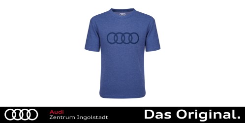 Original Audi T-Shirt Jungen, Kinder, blau 122/128 3202500206 Original Audi T-Shirt Jungen, Kinder, blau 122/128 3202500206