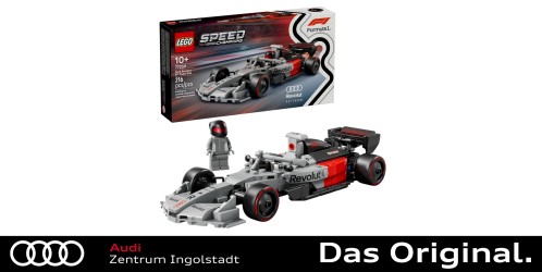Original Audi Lego Sp. Champ. Audi Revolut F1® R26, gr/rot/sw 3202600010 Original Audi Lego Sp. Champ. Audi Revolut F1® R26, gr/rot/sw 3202600010