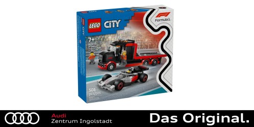 Original Audi Lego City Audi F1® gr/rot/sw mit F1® D. Truck sw 3202600020 Original Audi Lego City Audi F1® gr/rot/sw mit F1® D. Truck sw 3202600020