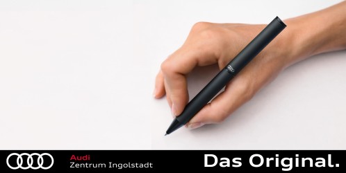 Original Audi Kugelschreiber Ringe, schwarz 3222500300 Original Audi Kugelschreiber Ringe, schwarz 3222500300