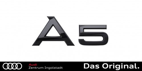 Original Audi A5 (F5) Schriftzug in Schwarz für das Heck 8W6071803 Original Audi A5 (F5) Schriftzug in Schwarz für das Heck 8W6071803