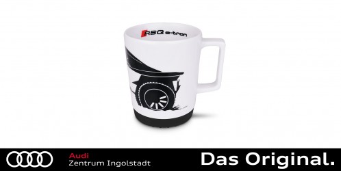 Original Audi Sport Tasse RS Q e-tron, weiß 3292201100 Original Audi Sport Tasse RS Q e-tron, weiß 3292201100