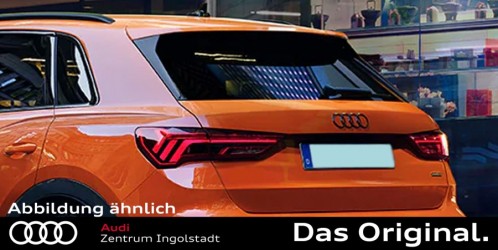 Original Audi Ringe in Schwarz Q8 / SQ8 (4M) für das Heck 4M8071802 Original Audi Ringe in Schwarz Q8 / SQ8 (4M) für das Heck 4M8071802