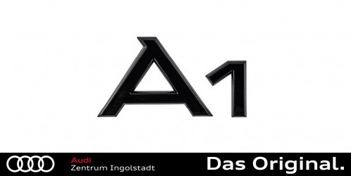 Original Audi A1 (GB) Schriftzug in Schwarz für das Heck 82A071803 Original Audi A1 (GB) Schriftzug in Schwarz für das Heck 82A071803