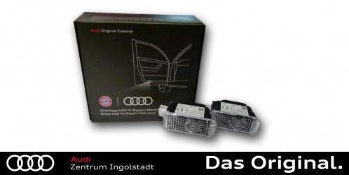Original Audi Einstiegs-LED FC Bayern Logo und Audi Ringe 4G0052133N Original Audi Einstiegs-LED FC Bayern Logo und Audi Ringe 4G0052133N