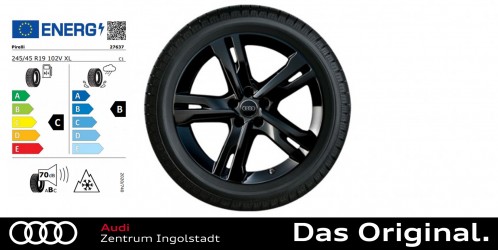 Original Audi A6 4K 19 Zoll Winterkomplettradsatz 5-Arm-Ramus-Design 245/45 R 19 102V Pirelli SottoZero3 AO, 8x19 Original Audi A6 4K 19 Zoll Winterkomplettradsatz 5-Arm-Ramus-Design 245/45 R 19 102V Pirelli SottoZero3 AO, 8x19