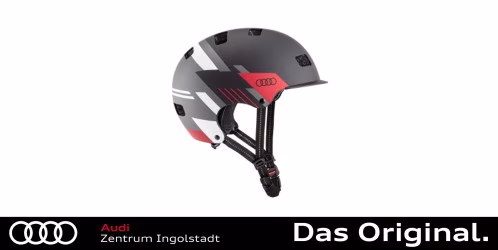 Original Audi Helm für E-Scooter und Fahrrad Größe M (55-58 cm), schwarzes Design 4KE050320B Original Audi Helm für E-Scooter und Fahrrad Größe M (55-58 cm), schwarzes Design 4KE050320B
