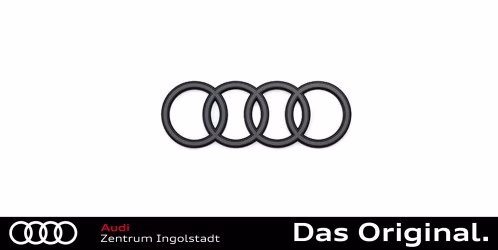 Original Audi Ringe A3 Sportback (8Y) A6 (C9) in Anthrazit für das Heck 4P5071802 716 Original Audi Ringe A3 Sportback (8Y) A6 (C9) in Anthrazit für das Heck 4P5071802 716