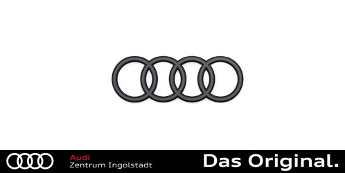 Original Audi Ringe A3 Sportback (8Y) A6 (C9) in Anthrazit für das Heck 4P5071802  716 Original Audi Ringe A3 Sportback (8Y) A6 (C9) in Anthrazit für das Heck 4P5071802  716