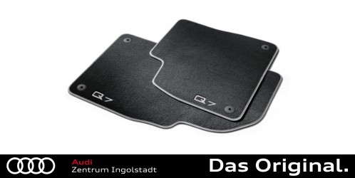 Original Audi Q7/SQ7 (4M) Textilfußmatten Satz Vorne, schwarz/silbergrau 4M1061275 MNO Original Audi Q7/SQ7 (4M) Textilfußmatten Satz Vorne, schwarz/silbergrau 4M1061275 MNO