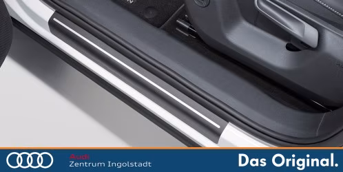 Original VW Tayron Schutzfolie für Einstiegsleiste Schwarz/Silber, vorne und hinten 57L071310 ZMD Original VW Tayron Schutzfolie für Einstiegsleiste Schwarz/Silber, vorne und hinten 57L071310 ZMD