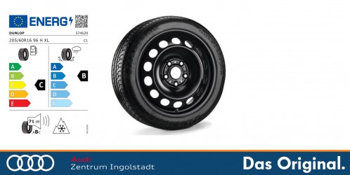 Original VW Touran (II) 16 Zoll Winterkomplettradsatz, Stahl, Rallyeschwarz 205/60 R16 96H XL, Dunlop Winter Sport 5 Original VW Touran (II) 16 Zoll Winterkomplettradsatz, Stahl, Rallyeschwarz 205/60 R16 96H XL, Dunlop Winter Sport 5
