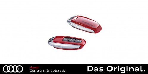 Original Audi Schlüsselblende tangorot mit quattro Schriftzug 4N0071208B Y3U Original Audi Schlüsselblende tangorot mit quattro Schriftzug 4N0071208B Y3U