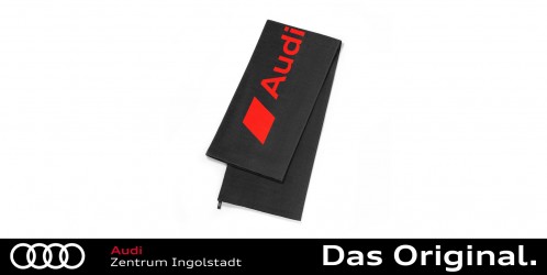Original Audi Sport Strandlaken / Badetuch, dunkelgrau/rot, 80x180cm 3132302200 Original Audi Sport Strandlaken / Badetuch, dunkelgrau/rot, 80x180cm 3132302200