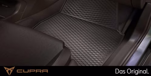 Original SEAT CUPRA RAVAL Gummifußmatten Satz Vorne + Hinten 6FA061500 041 Original SEAT CUPRA RAVAL Gummifußmatten Satz Vorne + Hinten 6FA061500 041