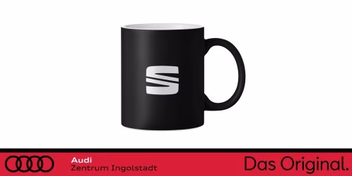 Original SEAT Tasse Schwarz 6H1069601 KAA Original SEAT Tasse Schwarz 6H1069601 KAA
