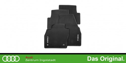 Original SKODA Fabia (IV) Gummifußmatten Satz Vorne + Hinten 6VB061500 Original SKODA Fabia (IV) Gummifußmatten Satz Vorne + Hinten 6VB061500