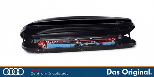 Original VW Dachbox / Dachkoffer Comfort 460 Liter, Schwarz-Hochglanz 000071200AE Original VW Dachbox / Dachkoffer Comfort 460 Liter, Schwarz-Hochglanz 000071200AE