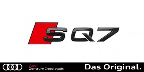 Original Audi SQ7 Schriftzug in Schwarz für das Heck 4M0071804 Original Audi SQ7 Schriftzug in Schwarz für das Heck 4M0071804