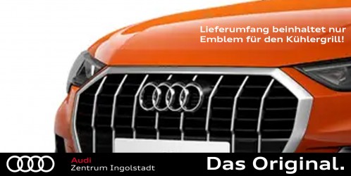Original Audi-Zeichen / Schriftzug für die Front, Chrom (Beschreibung beachten!) 4H0853605B 2ZZ Original Audi-Zeichen / Schriftzug für die Front, Chrom (Beschreibung beachten!) 4H0853605B 2ZZ
