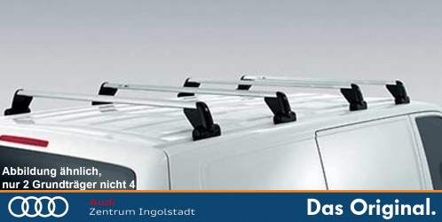 Original VW T5 / T6 Grundträger / Dachträger-Satz, nicht für Fahrzeuge mit Dach-Befestigungsschiene 7H0071126 Original VW T5 / T6 Grundträger / Dachträger-Satz, nicht für Fahrzeuge mit Dach-Befestigungsschiene 7H0071126
