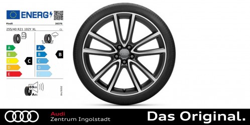 Original Audi Q5/SQ5 (FY) 21 Zoll Sommerkomplettradsatz 5-Arm-Avius, schwarz matt, glanzgedreht 8,5Jx21, 255/40 R21 102Y XL, Pirelli PZero RO1 Original Audi Q5/SQ5 (FY) 21 Zoll Sommerkomplettradsatz 5-Arm-Avius, schwarz matt, glanzgedreht 8,5Jx21, 255/40 R21 102Y XL, Pirelli PZero RO1