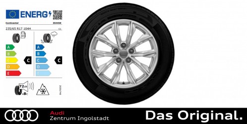 Original Audi Q5 FY Winterkomplettradsatz 10-Speichen-Design 235/65R17 104H ContiWinterContactTS 850 P AO, 7x17 Original Audi Q5 FY Winterkomplettradsatz 10-Speichen-Design 235/65R17 104H ContiWinterContactTS 850 P AO, 7x17
