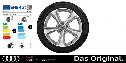 Original Audi Q5 / SQ5 (FY) Winterkomplettradsatz 5-Speichen-Dynamik 19 Zoll 235/55 R19 101H Conti WinterContact TS850P AO Original Audi Q5 / SQ5 (FY) Winterkomplettradsatz 5-Speichen-Dynamik 19 Zoll 235/55 R19 101H Conti WinterContact TS850P AO