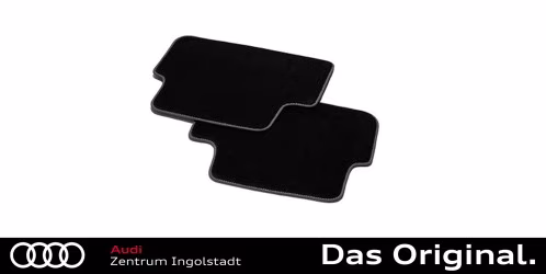 Original Audi A1 Sportback / citycarver (GB) Textilfußmatten Satz Hinten, schwarz/stahlgrau 82B061276 MNO Original Audi A1 Sportback / citycarver (GB) Textilfußmatten Satz Hinten, schwarz/stahlgrau 82B061276 MNO