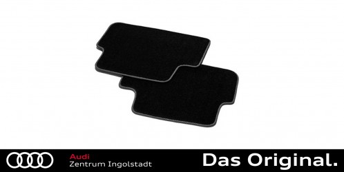 Original Audi A1 Sportback / citycarver (GB) Textilfußmatten Satz Hinten, schwarz/stahlgrau 82B061276  MNO Original Audi A1 Sportback / citycarver (GB) Textilfußmatten Satz Hinten, schwarz/stahlgrau 82B061276  MNO