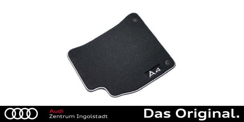 Original Audi A4 (B8) Avant/Limousine Textilfußmatten Satz Vorn schwarz/silbergrau 8K1061275  MNO Original Audi A4 (B8) Avant/Limousine Textilfußmatten Satz Vorn schwarz/silbergrau 8K1061275  MNO