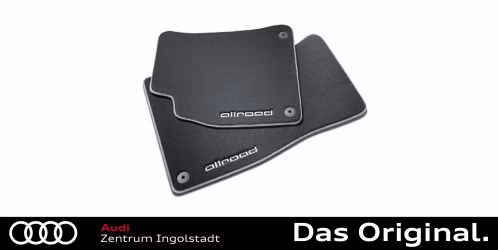 Original Audi A4 allroad Textilfußmatten Satz Vorn schwarz/silbergrau 8K1061275B MNO Original Audi A4 allroad Textilfußmatten Satz Vorn schwarz/silbergrau 8K1061275B MNO