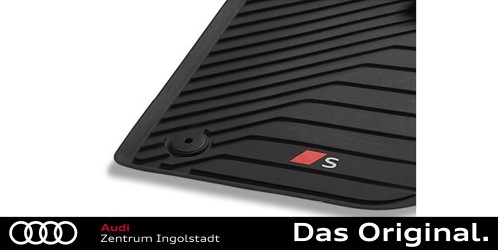 Original Audi Q5/SQ5 (GU) SUV / Sportback Gummifußmatten vorn, schwarz 8MB061221A Original Audi Q5/SQ5 (GU) SUV / Sportback Gummifußmatten vorn, schwarz 8MB061221A