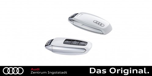 Original Audi Schlüsselblende gletscherweiß mit Audi Ringen 4N0071208A S9R Original Audi Schlüsselblende gletscherweiß mit Audi Ringen 4N0071208A S9R