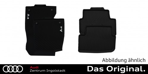 Original Audi A4 (8W) Gummifußmatten Satz vorne + hinten Original Audi A4 (8W) Gummifußmatten Satz vorne + hinten
