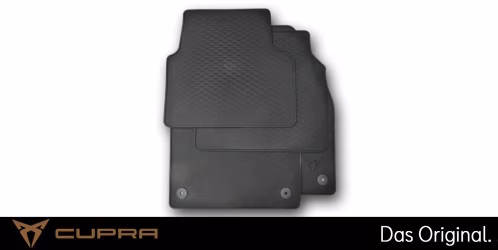 Original SEAT CUPRA Born Gummifußmatten Satz Vorne + Hinten 1EB061500A 041 Original SEAT CUPRA Born Gummifußmatten Satz Vorne + Hinten 1EB061500A 041