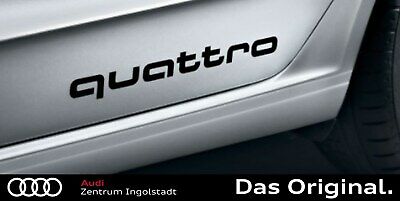 Audi Quattro Schriftzug Brillantschwarz, 4G0064317A Y9B Audi Quattro Schriftzug Brillantschwarz, 4G0064317A Y9B