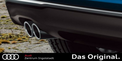 Audi A3 (8V) Endrohrblende Chrom (Doppelrohr) 8V0071761 Audi A3 (8V) Endrohrblende Chrom (Doppelrohr) 8V0071761