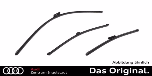 Original Audi E-Tron / Sportback Wischerblätter / Scheibenwischer Satz (ohne Düsen) Vorne + Hinten / 4KL998002 + 4KE955425 Original Audi E-Tron / Sportback Wischerblätter / Scheibenwischer Satz (ohne Düsen) Vorne + Hinten / 4KL998002 + 4KE955425