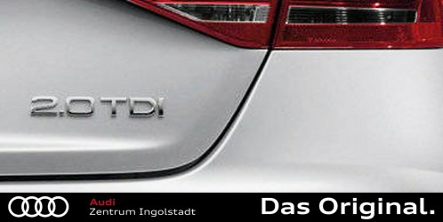 Original Audi 2.0 TDI Schriftzug 8P0853743G 2ZZ Original Audi 2.0 TDI Schriftzug 8P0853743G 2ZZ