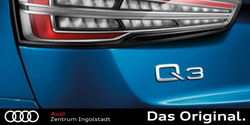 Original Audi Q3 Schriftzug Chrom 8U0853741 2ZZ Original Audi Q3 Schriftzug Chrom 8U0853741 2ZZ